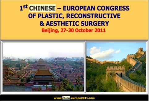 First Chinese European Congress of Plastic Reconstructive Surgery and Aesthetic Surgery, Beijing